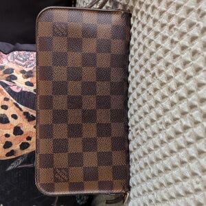 Louis Vuitton Damier Ebene Portefeiulle Astrid Bi-fold Wallet